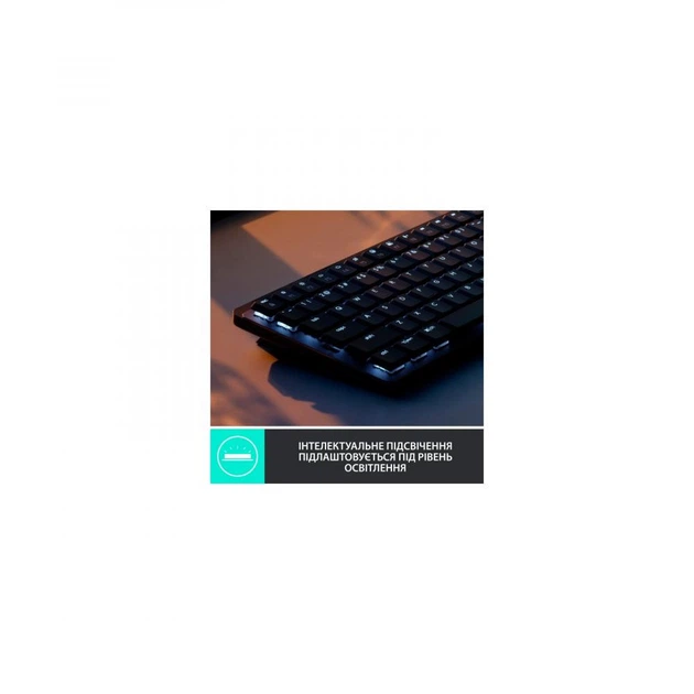 Клавіатура Logitech MX Mechanical Mini Clicky Wireless Illuminated Graphite (920-010782) - зображення 7