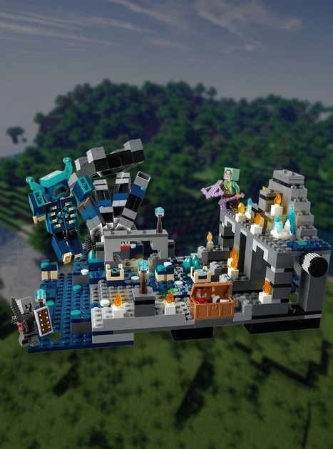 Конструктор дитячий Minecraft Битва у Темній Глибині Майнкрафт 437 деталей фігурки героїв і монстрів - зображення 5