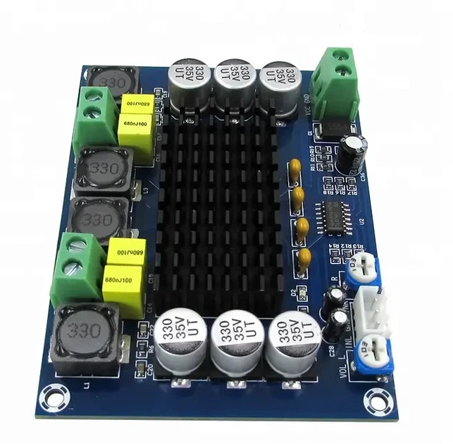 Звуковой аудио стерео усилитель XH-M543 TPA3116 D2 100W - Фото 2 Звуковой аудио стерео усилитель XH-M543 TPA3116 D2 100W - изображение 2
