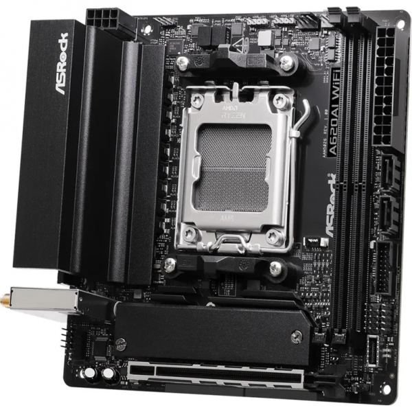 Материнська плата ASRock a620ai wifi (sAM5, amd a620a) - зображення 2