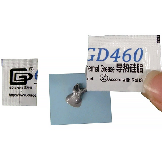 Термопаста GD460 0.8 г 2 W/m·K Thermal Grease для процесорів та електроніки - Фото 4 Термопаста GD460 0.8 г 2 W/m·K Thermal Grease для процесорів та електроніки - зображення 4