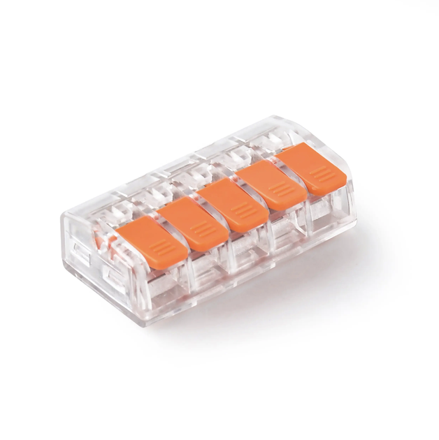 Клемна колодка швидкого монтажу BIOM WT-465 32A 250V для проводів 24-12AWG - Фото 1 Клемна колодка швидкого монтажу BIOM WT-465 32A 250V для проводів 24-12AWG - зображення 1