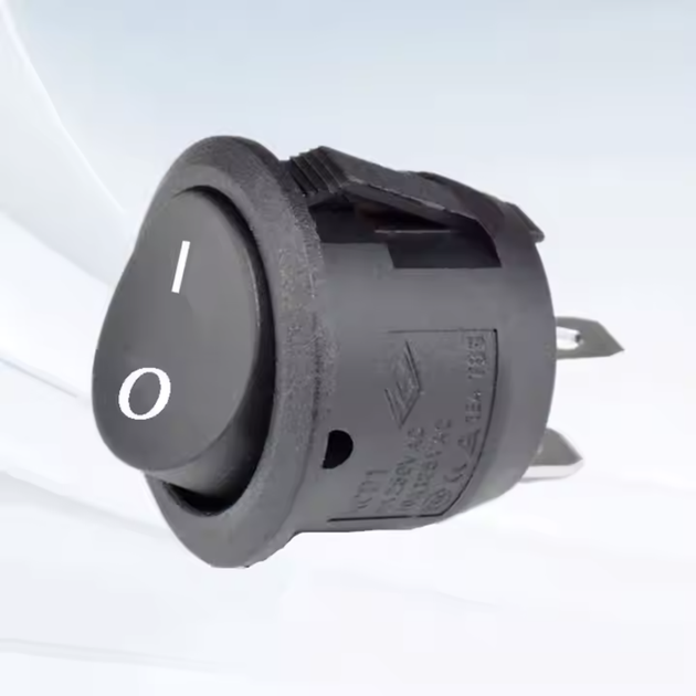 Двухпозиционный кнопочный переключатель KCD1 2pin 250V 6A Черный 20мм - Фото 1 Двухпозиционный кнопочный переключатель KCD1 2pin 250V 6A Черный 20мм - изображение 1