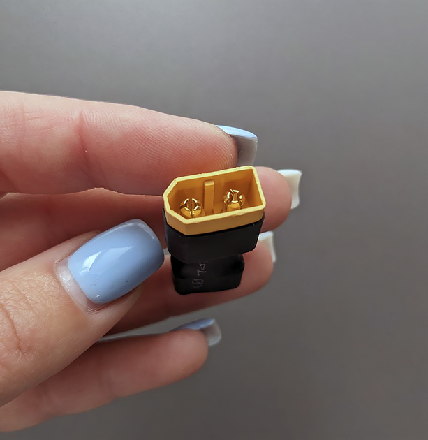 Переходник T-Plug на XT60 Male для аккумуляторов 25А - изображение 3