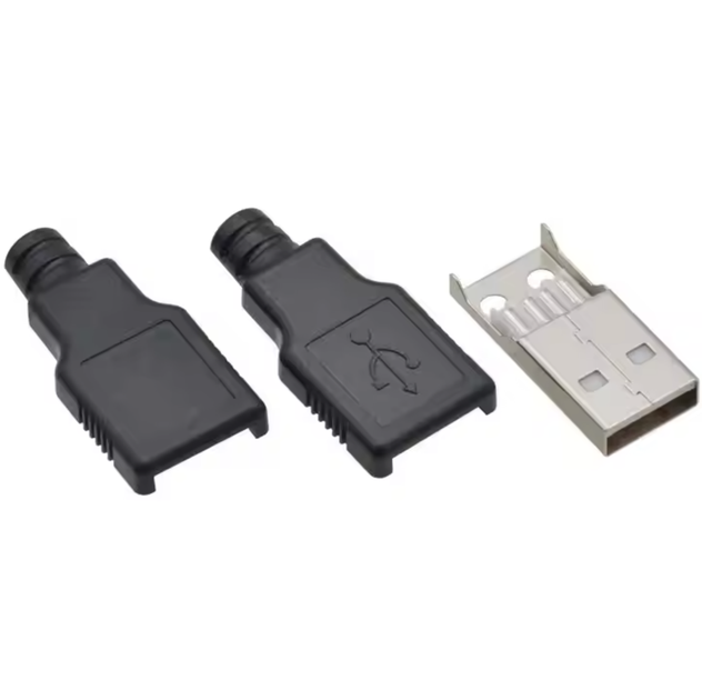 USB Type-A Male штекер розбірний DIY для ремонту кабелів - зображення 6