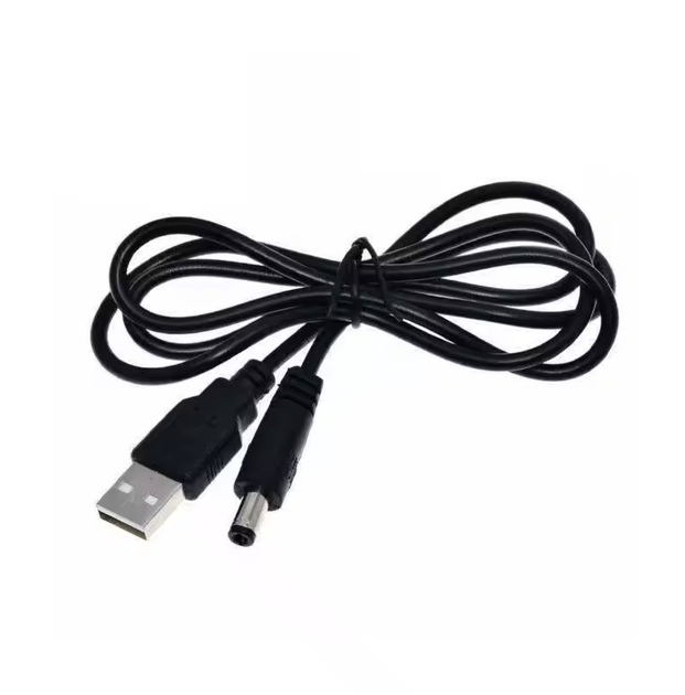 Кабель питания переходник для подключения от USB к разъему 5.5*х2.1 5V - Фото 2 Кабель питания переходник для подключения от USB к разъему 5.5*х2.1 5V - изображение 2