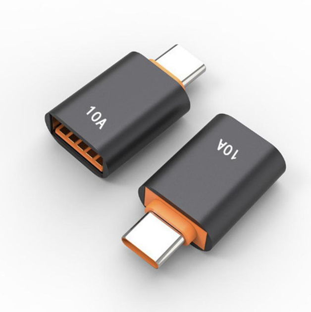 Переходник Xiaomi USB-A Male на USB-C Female для смартфона 10А - изображение 2