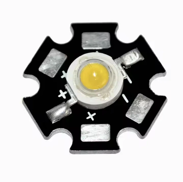 Светодиод LED 3W 260 Lm 3.2-3.4V 6000K на подложке 20 мм холодный белый - изображение 3