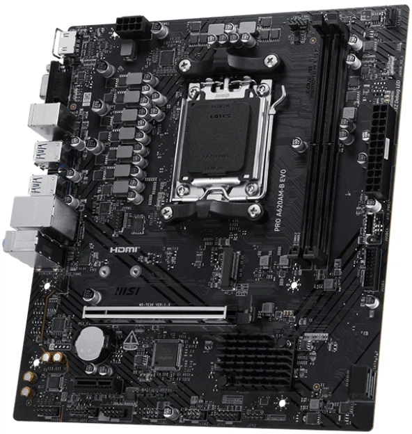 Płyta główna MSI PRO A620AM-B EVO (sAM5, AMD A620, PCI-Ex16) (7E36-001R) - obraz 3
