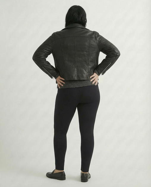 Женские трикотажные повседневные лосины Akta Casual Queen Plus Size (3XL – 5XL), чёрные, размер 3XL ( 1069_3XL ) - Фото 4 Женские трикотажные повседневные лосины Akta Casual Queen Plus Size (3XL – 5XL), чёрные, размер 3XL ( 1069_3XL ) - изображение 4