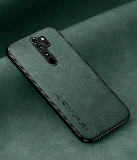 Кожаный чехол XnE Xiaomi Redmi Note 8 Pro с металлической вставкой Green (34285-08) - Фото 1 Кожаный чехол XnE Xiaomi Redmi Note 8 Pro с металлической вставкой Green (34285-08) - изображение 1