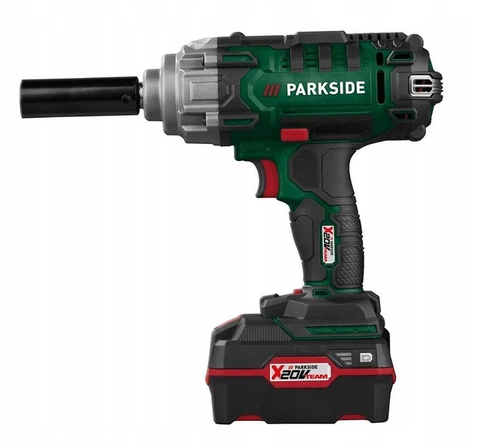 Ударний гайковерт PARKSIDE PASSK C4 + акумулятор 4Ah і зарядний пристрій 4.5A - изображение 2