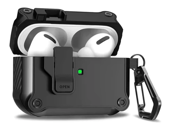 Чехол Primo Secure Cover для наушников AirPods Pro 3 (MFHP4) - Black - Фото 3 Чехол Primo Secure Cover для наушников AirPods Pro 3 (MFHP4) - Black - изображение 3