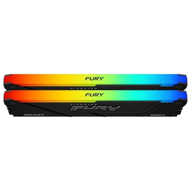 ОЗП Kingston Fury Beast DDR4 2x16GB 3200MHz RGB (KF432C16BB12AK2/32WP) - Фото 4 ОЗП Kingston Fury Beast DDR4 2x16GB 3200MHz RGB (KF432C16BB12AK2/32WP) - зображення 4