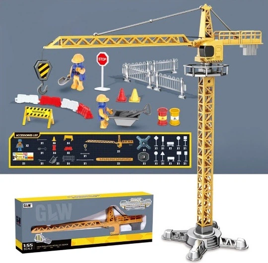 Zestaw do zabawy budowlany JWL z dźwigiem R3943 (5901353661342) - obraz 2