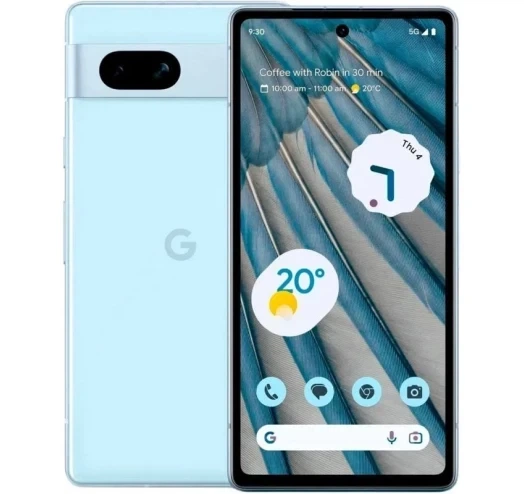 Смартфон Google Pixel 7a 8/128GB Sea Blue (2627340157) - Фото 1 Смартфон Google Pixel 7a 8/128GB Sea Blue (2627340157) - зображення 1