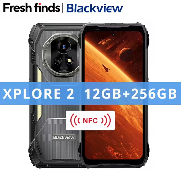 Смартфон Blackview Xplore 2 12/256 GB Standart Black (2795709339) - Фото 2 Смартфон Blackview Xplore 2 12/256 GB Standart Black (2795709339) - зображення 2