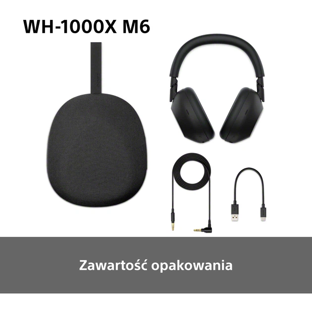 Навушники Sony WH-1000XM6 ANC Bluetooth Вlack - зображення 5