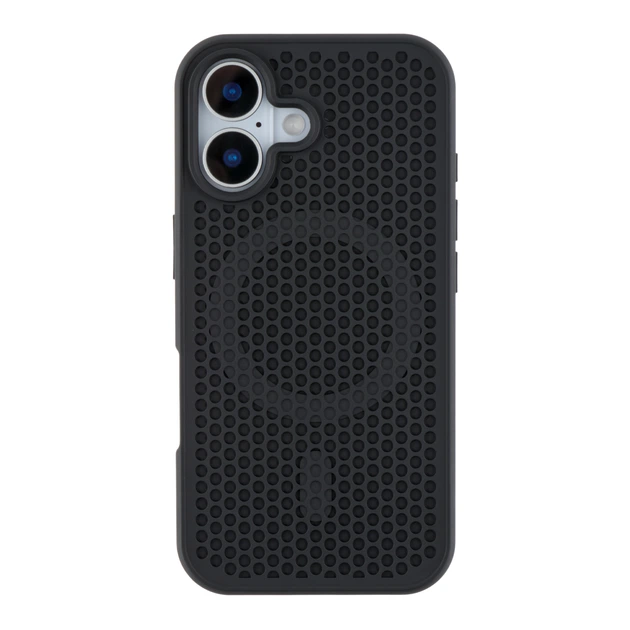 Чохол для iPhone 16 AeroCool з MagSafe Black - Фото 1 Чохол для iPhone 16 AeroCool з MagSafe Black - изображение 1