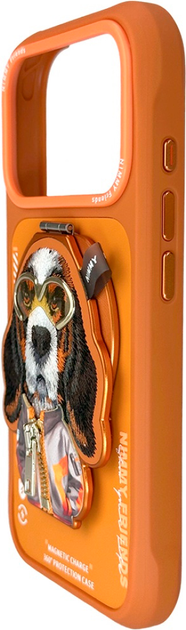 Панель Nimmy Cool&Cute 2.0 Dog MagSafe для Apple iPhone 17 Pro Max Orange (6971080316562) - зображення 3