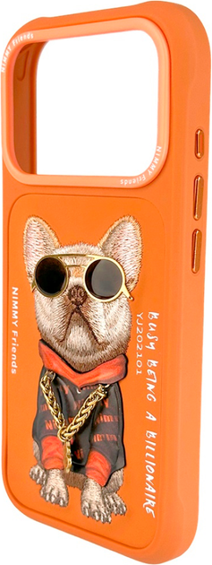 Панель Nimmy Glasses Cool Dog для iPhone 17 Pro Max Orange (6971080316692) - зображення 2