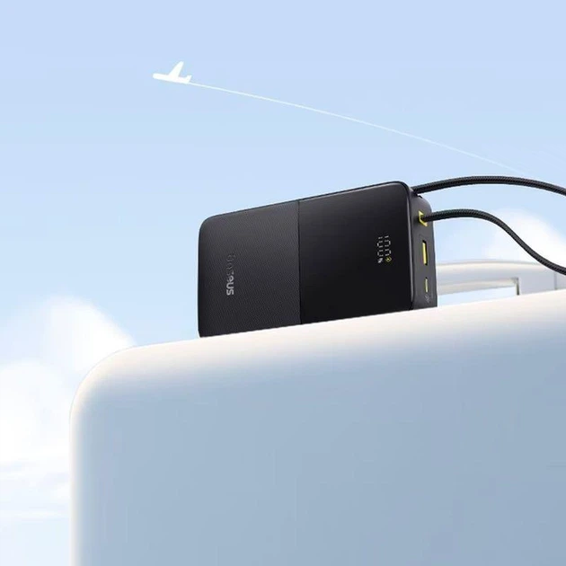 Портативна батарея Powerbank Baseus EnerFill FC51 Bipow2 Pro 20000 mAh 22.5W E0027701 Black - Фото 3 Портативна батарея Powerbank Baseus EnerFill FC51 Bipow2 Pro 20000 mAh 22.5W E0027701 Black - зображення 3