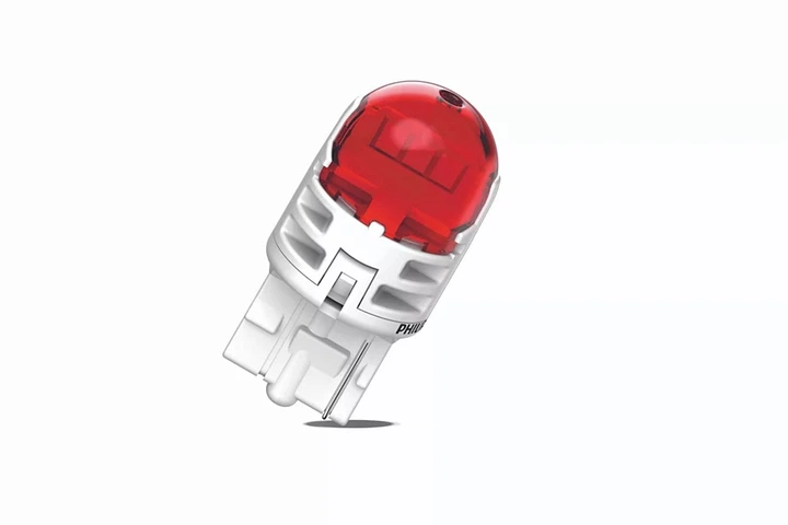 Комплект світлодіодних ламп Philips 11065RU60X2 W21W LED Ultinon Pro6000 SI 12V WX3x16d RED - зображення 3