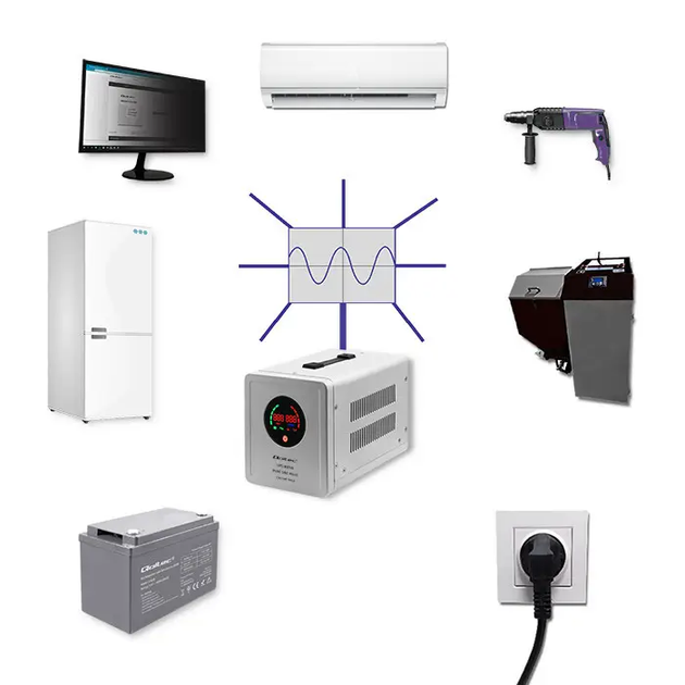 ДБЖ Qoltec Pure Sine Wave 800VA/560W Постійна фаза 50718 - изображение 5