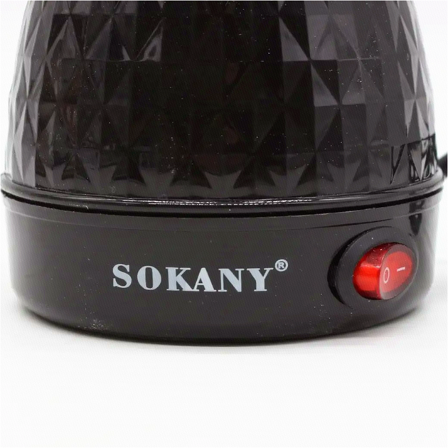 Електрична турка 500мл 500Вт для меленої кави Sokany SK-219 чорна - зображення 8