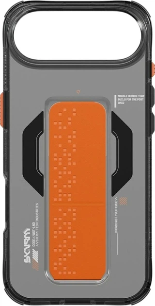 Etui SkinArma Haxa Magnetic Charging + Grip Stand do Apple iPhone Air Graphite (8886461248630) - obraz 4