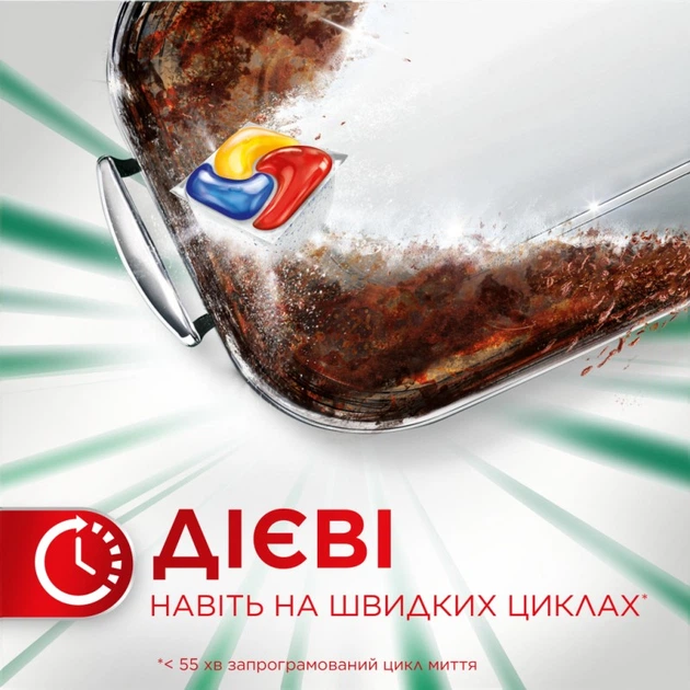 Таблетки для посудомоечных машин Fairy Platinum Plus All in One Lemon 25 шт. (8700216236386) (18787) - изображение 2