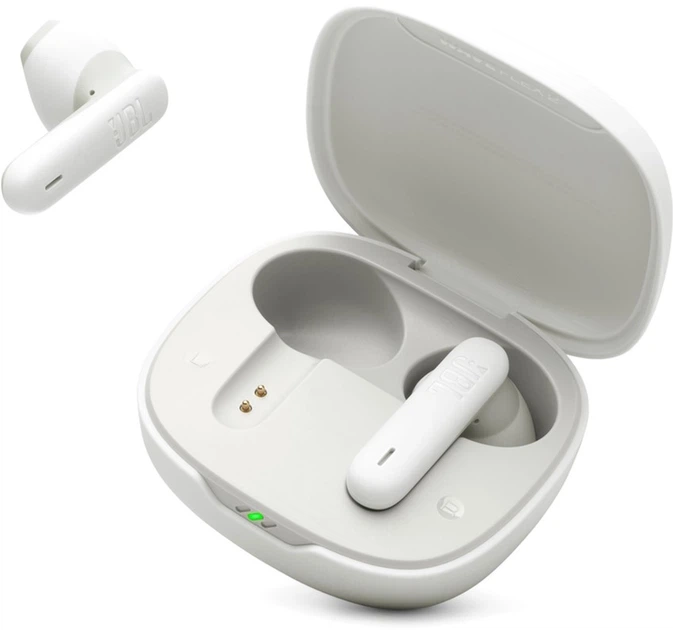 Навушник JBL Wave Flex 2 Бездротові Bluetooth, з мікрофоном, ємність акумулятора 45 мА·год, чохол з зарядкою Білий (JBLWFLEX2WHT) - зображення 2