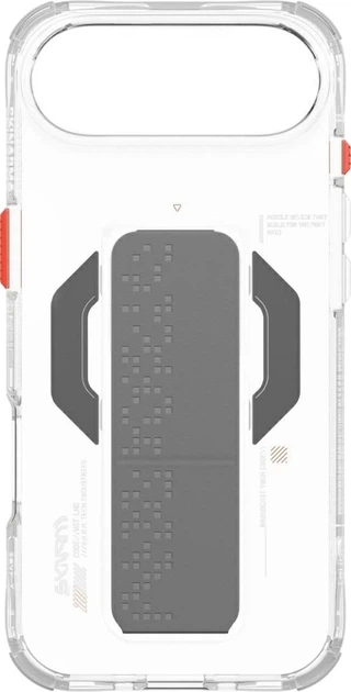 Etui SkinArma Haxa Magnetic Charging + Grip Stand do Apple iPhone Air Clear (8886461248623) - obraz 4