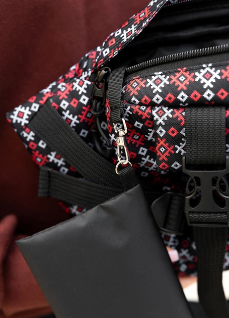 Большая женская поясная сумка бананка Sambag DynamicDart черная 38×21×7 см (80411148) - Фото 7 Большая женская поясная сумка бананка Sambag DynamicDart черная 38×21×7 см (80411148) - изображение 7