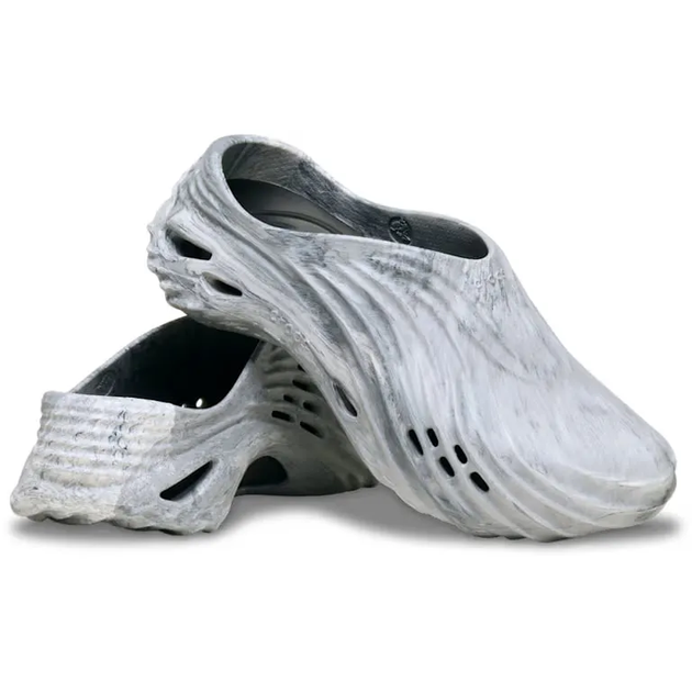 Чоловічі кроксі Ехо Сірі Crocs Echo Watercolor Marbled Wave Black/White (45-46 р, сірий) - Фото 1 Чоловічі кроксі Ехо Сірі Crocs Echo Watercolor Marbled Wave Black/White (45-46 р, сірий) - зображення 1
