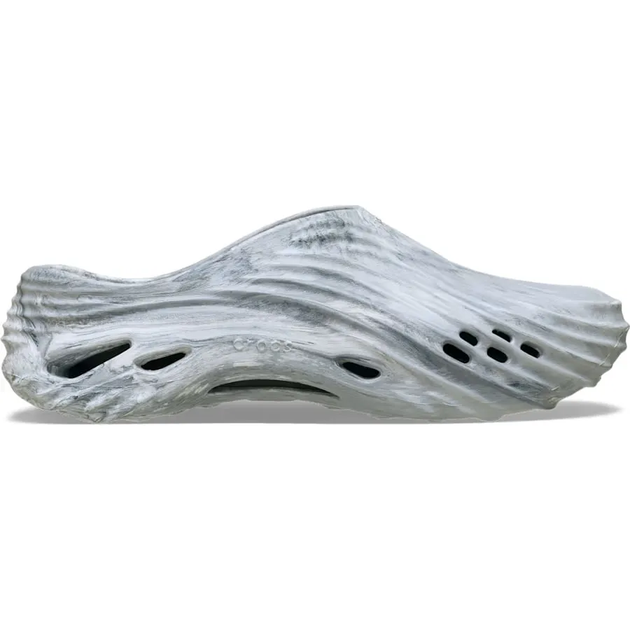 Чоловічі кроксі Ехо Сірі Crocs Echo Watercolor Marbled Wave Black/White (45-46 р, сірий) - Фото 3 Чоловічі кроксі Ехо Сірі Crocs Echo Watercolor Marbled Wave Black/White (45-46 р, сірий) - зображення 3