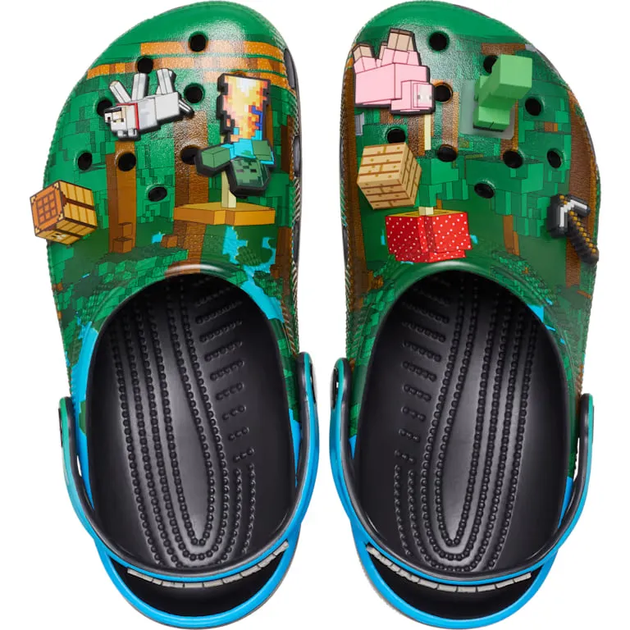 Чоловічі крокси Майнкрафт Crocs Classic Minecraft Classic Clog (39-40, зелений) - Фото 4 Чоловічі крокси Майнкрафт Crocs Classic Minecraft Classic Clog (39-40, зелений) - зображення 4