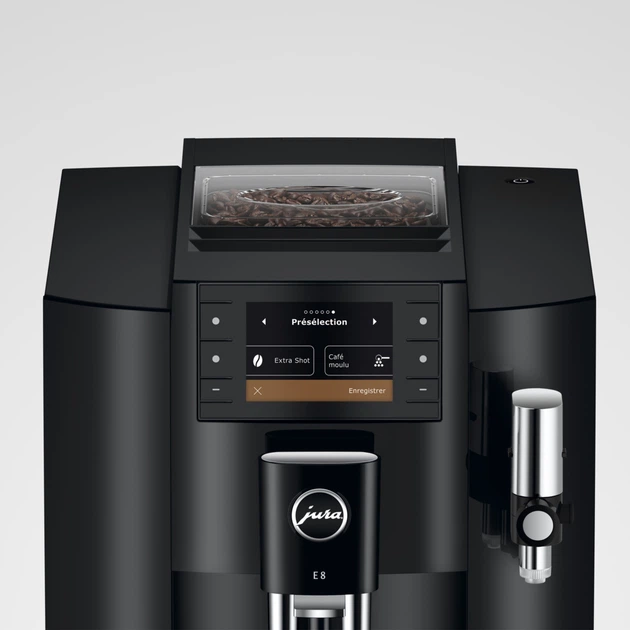 Кавомашина JURA E8 Piano Black EC (15584) - Фото 10 Кавомашина JURA E8 Piano Black EC (15584) - зображення 10