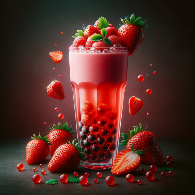 Bubble tea Перлини Полуниця 3.2 кг TM Bobo4T - зображення 2