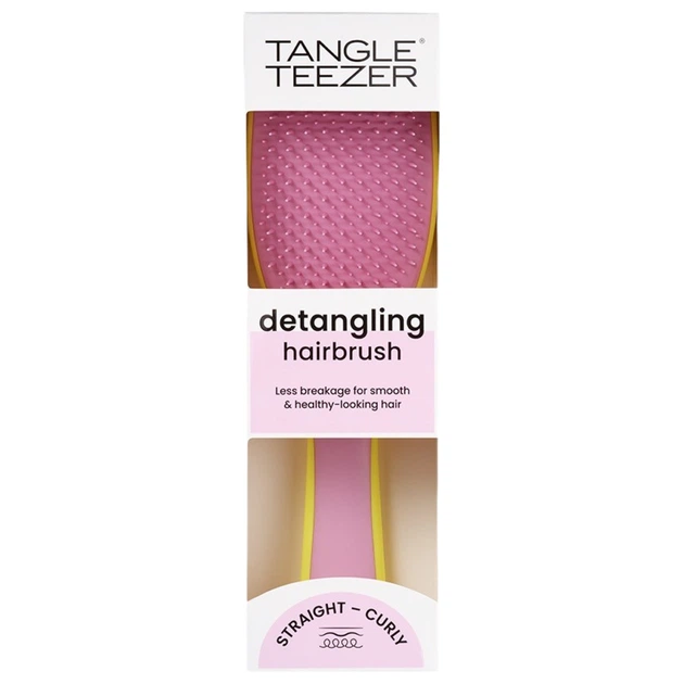Щітка для волосся TANGLE TEEZER The Ultimate Detangler Hyper Yellow & Rosebud - изображение 6