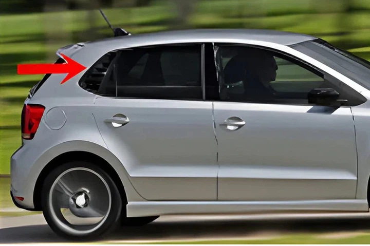 Накладки на задні вікна для Volkswagen Polo 2010-2017, чорний глянець, 2 шт - Фото 1 Накладки на задні вікна для Volkswagen Polo 2010-2017, чорний глянець, 2 шт - зображення 1