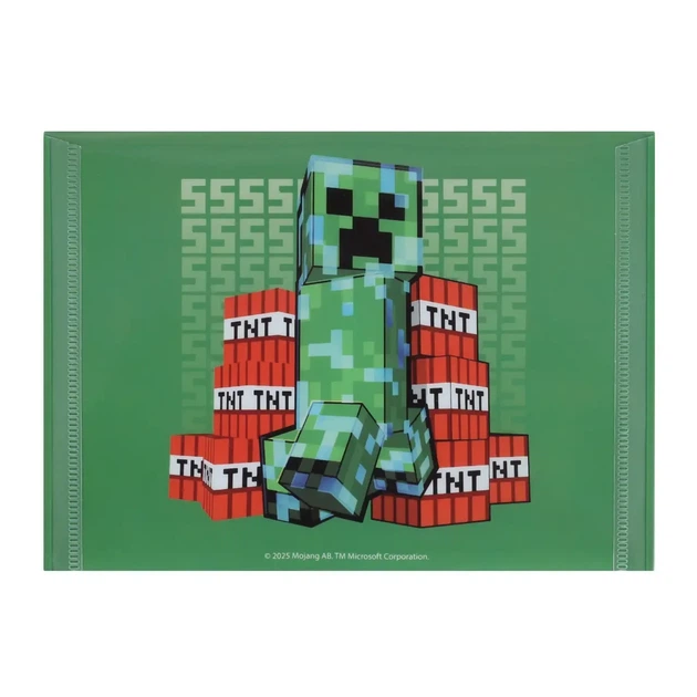 Папка-конверт на кнопці Yes B6 Minecraft Creeper (492003) - зображення 2