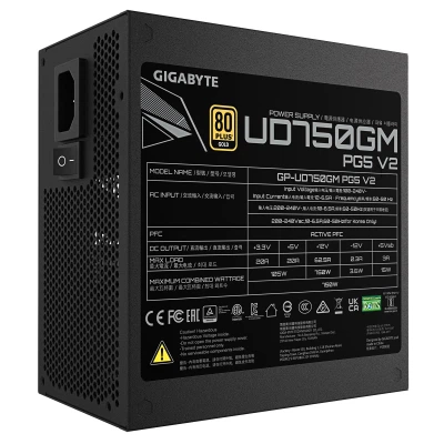 Блок живлення Gigabyte GP-UD750GM PG5 V2 750W - Фото 5 Блок живлення Gigabyte GP-UD750GM PG5 V2 750W - изображение 5