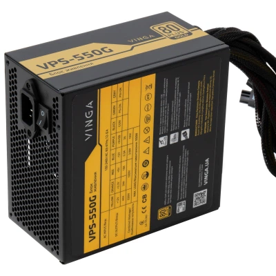Блок живлення Vinga 550W (VPS-550G) - Фото 5 Блок живлення Vinga 550W (VPS-550G) - зображення 5