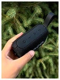 Портативная Bluetooth-колонка Hoco HC28 Melody черная противоударная спортивная колонка - изображение 6