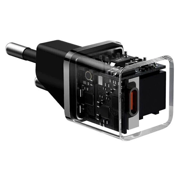 Зарядний пристрій Baseus GaN5 20W Quick Charge 3.0 USB Type-C для всіх пристроїв білий - зображення 9