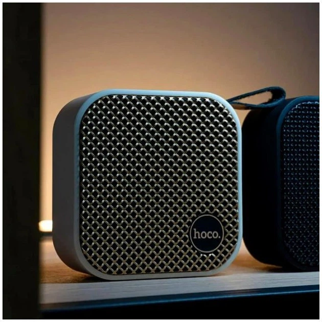 Портативная Bluetooth-колонка Hoco HC22 Auspicious черный противоударный 6 Вт Bluetooth - изображение 9