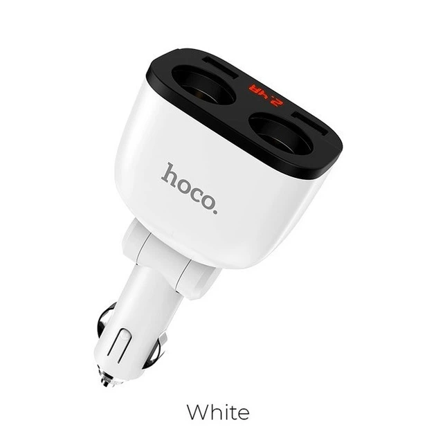 Автомобільний зарядний пристрій Hoco Z28 2× USB Type-A 3.1 для авто - Фото 3 Автомобільний зарядний пристрій Hoco Z28 2× USB Type-A 3.1 для авто - зображення 3