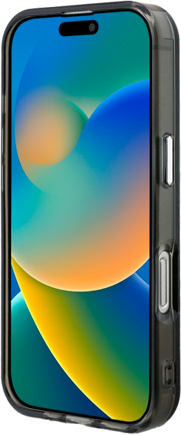 Etui Karl Lagerfeld IML Aquarelle Karl & Choupette & Logo do iPhone 16 Pro Black (3666339464769) - obraz 5