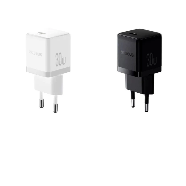Зарядка Baseus Palm Type-C 30W Quick Charge 3.0 Power Delivery белая - изображение 3
